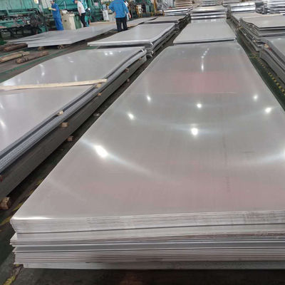 1000-3000mm Largura 304l Placas de material de aço inoxidável 6mm 8K 2B Superfície
