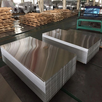 Chapa de metal de alumínio anodizado da série 5000 500 mm-3000 mm Liga para uso industrial