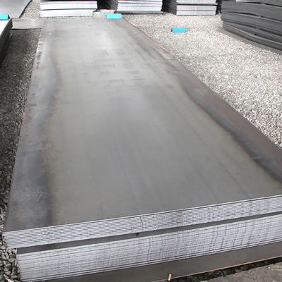 A36 Q235 S235JR HR Chapa de aço carbono laminada a quente 4 mm 6 mm 8 mm 10 mm
