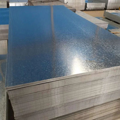 Folhas de aço galvanizadas Tamanhos normais, laminadas a quente, revestidas com zinco 40-600 g/m2