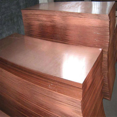 Metal metálico de cobre vermelho laranja com duttilidade e transparência opaca