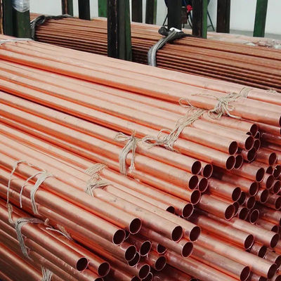 ASTM B280 Metais de cobre Isométrico 10 mm Tubo de cobre Nenhuma divisão