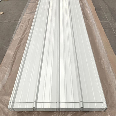 Folhas de telhado de aço ondulado retangular vidrado de metal 7,5 mm